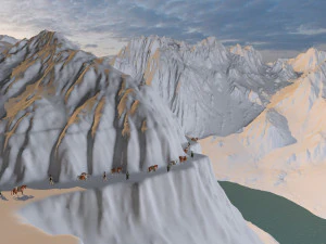 tiger leaping gorge 3D Model