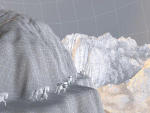tiger leaping gorge 3D Model