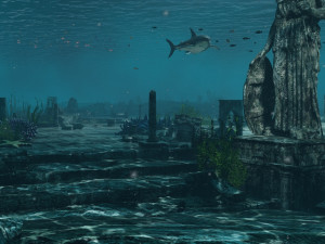 submarine monument 3D Model