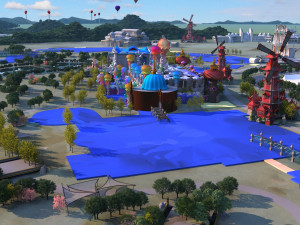 amusement park 3D Модель