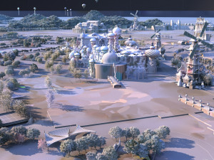 amusement park 3D Модель