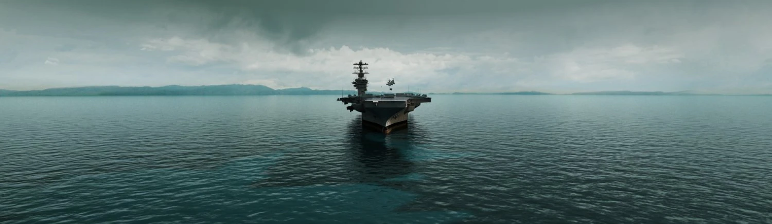 aircraft carrier 3D Model .c4d .max .obj .3ds .fbx .stl .blend