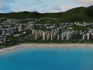 city building 3D-Modell