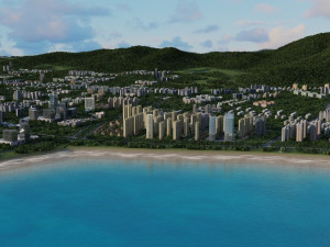 city building 3D-Modell