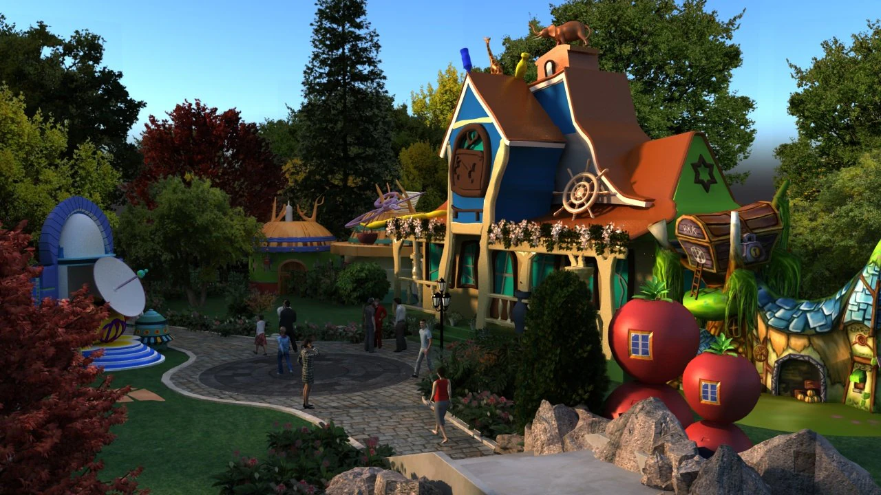 children playground 3D Model .c4d .max .obj .3ds .fbx .stl .blend 