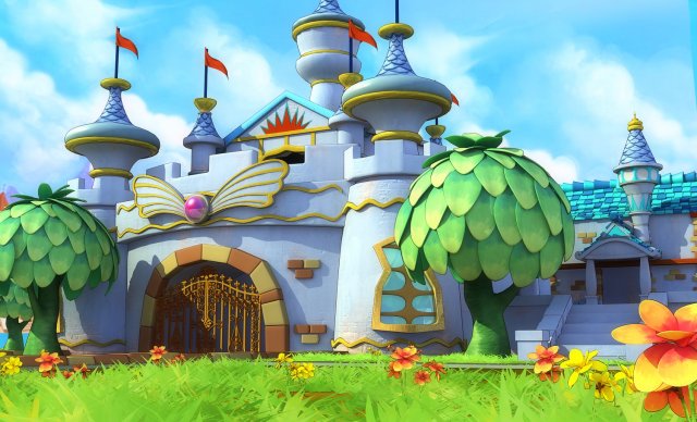 cartoon castle 3D-Modell .c4d .max .obj .3ds .fbx .stl .blend 