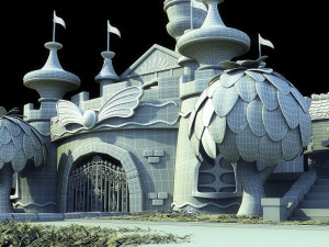 cartoon castle 3D-Modell