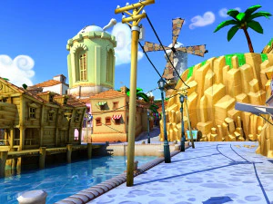 cartoon town 3D Model