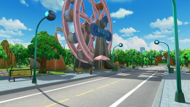 ferris wheel 3D 모델 .c4d .max .obj .3ds .fbx .stl .blend 