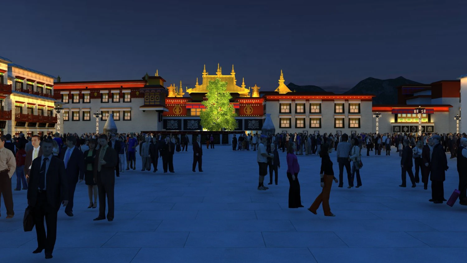 tempio Modello 3D .c4d .max .obj .3ds .fbx .stl .blend 