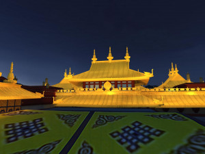 temple Modèle 3D