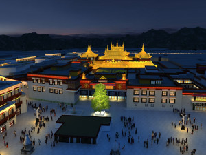 temple Modèle 3D