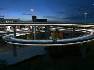 &Uuml;berf&uuml;hrung 3D Modell