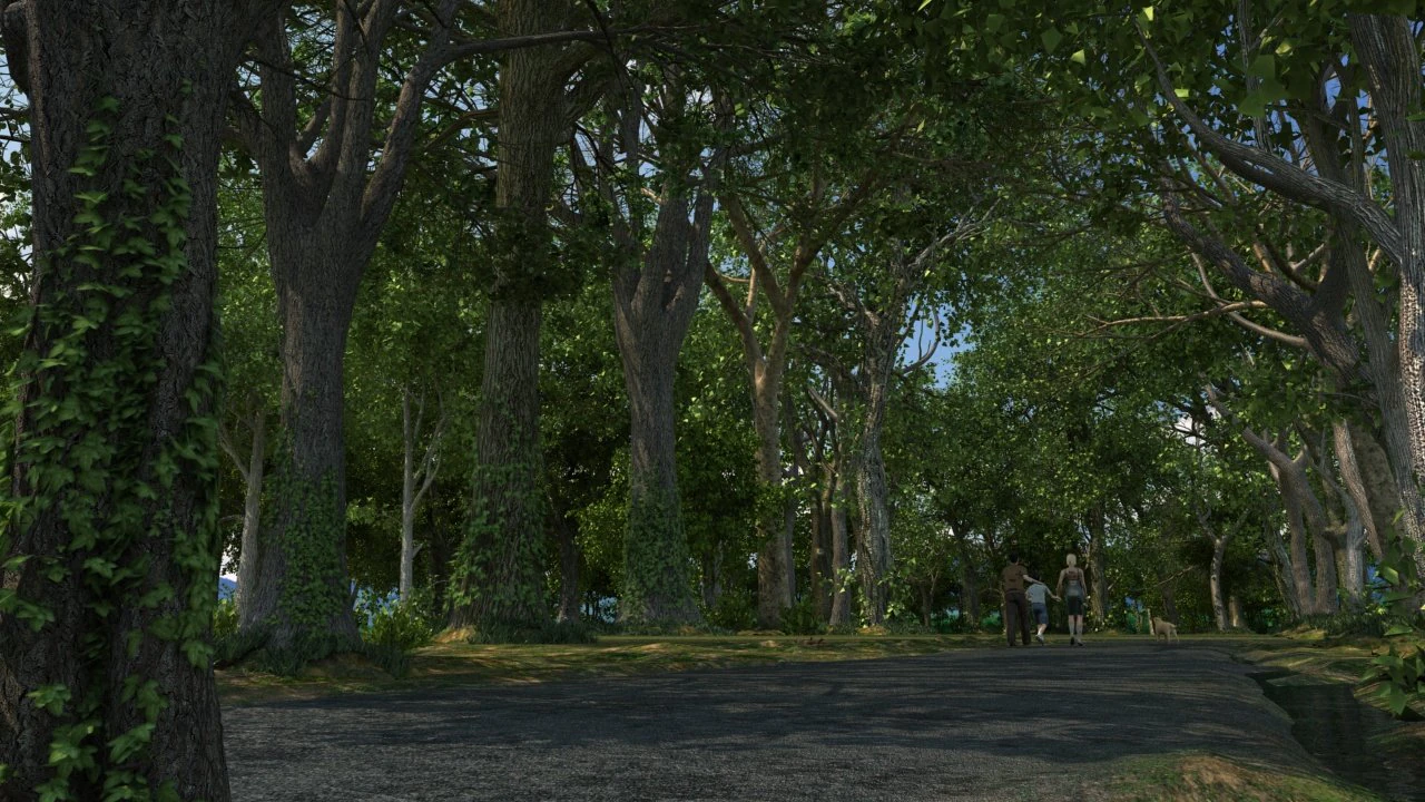 forest 3D Model .c4d .max .obj .3ds .fbx .stl .blend