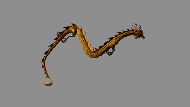 dragon 3D Model .c4d .max .obj .3ds .fbx .stl .blend 