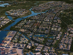 都市の建物 3Dモデル