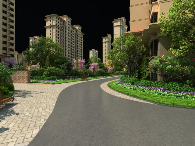 city building 3D Model .c4d .max .obj .3ds .fbx .stl .blend 