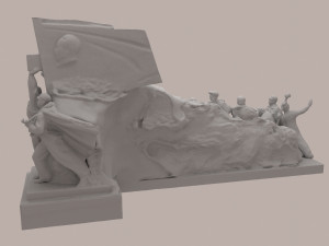 mao zedong memorial sculpture 3D 模型