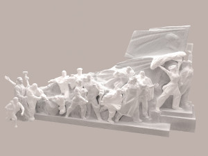 mao zedong memorial sculpture 3D 模型