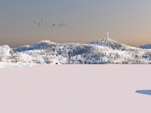 lake view 3D Model