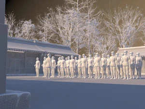eighth route army 3D Model