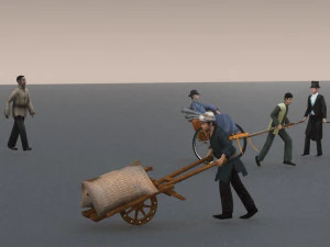 carattere Modello 3D