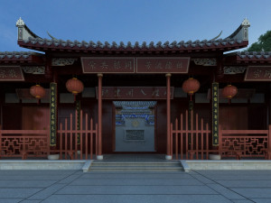 ancestral hall 3D-Modell
