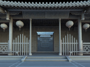 ancestral hall 3D-Modell