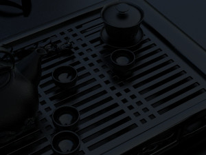 tea set Modello 3D