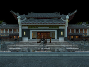 ancient architecture Model 3D