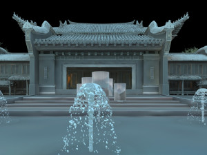ancient architecture Model 3D
