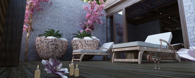 rest chair 3D Model .c4d .max .obj .3ds .fbx .stl .blend 