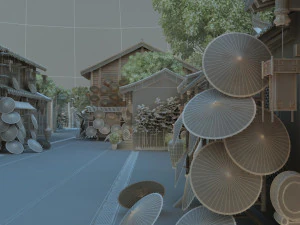 ancient streets 3D Model