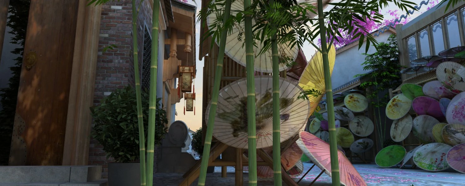 ancient streets 3D Model .c4d .max .obj .3ds .fbx .stl .blend 