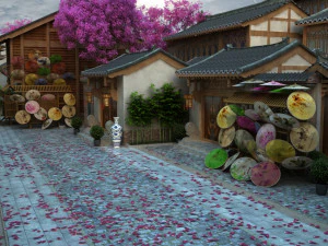 ancient streets 3D Model