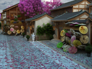 ancient streets 3D मॉडल