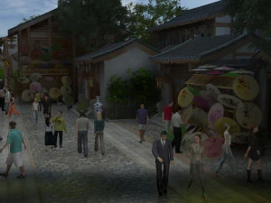 ancient streets 3D Model