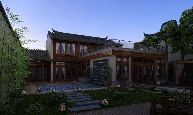 ancient architecture Modelo 3D .c4d .max .obj .3ds .fbx .stl .blend 