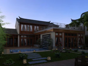 antike Architektur 3D Modell