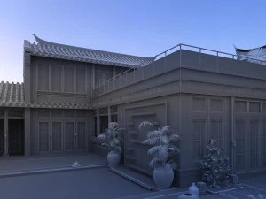 arquitetura antiga Modelo 3D