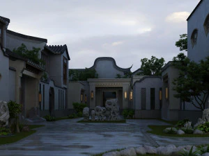 Antik mimari 3D Model