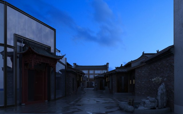 ancient architecture 3D Model .c4d .max .obj .3ds .fbx .stl .blend 