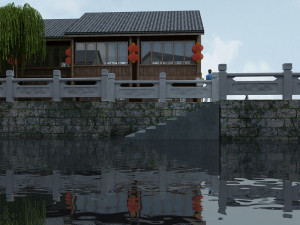 ancient architecture 3Dモデル