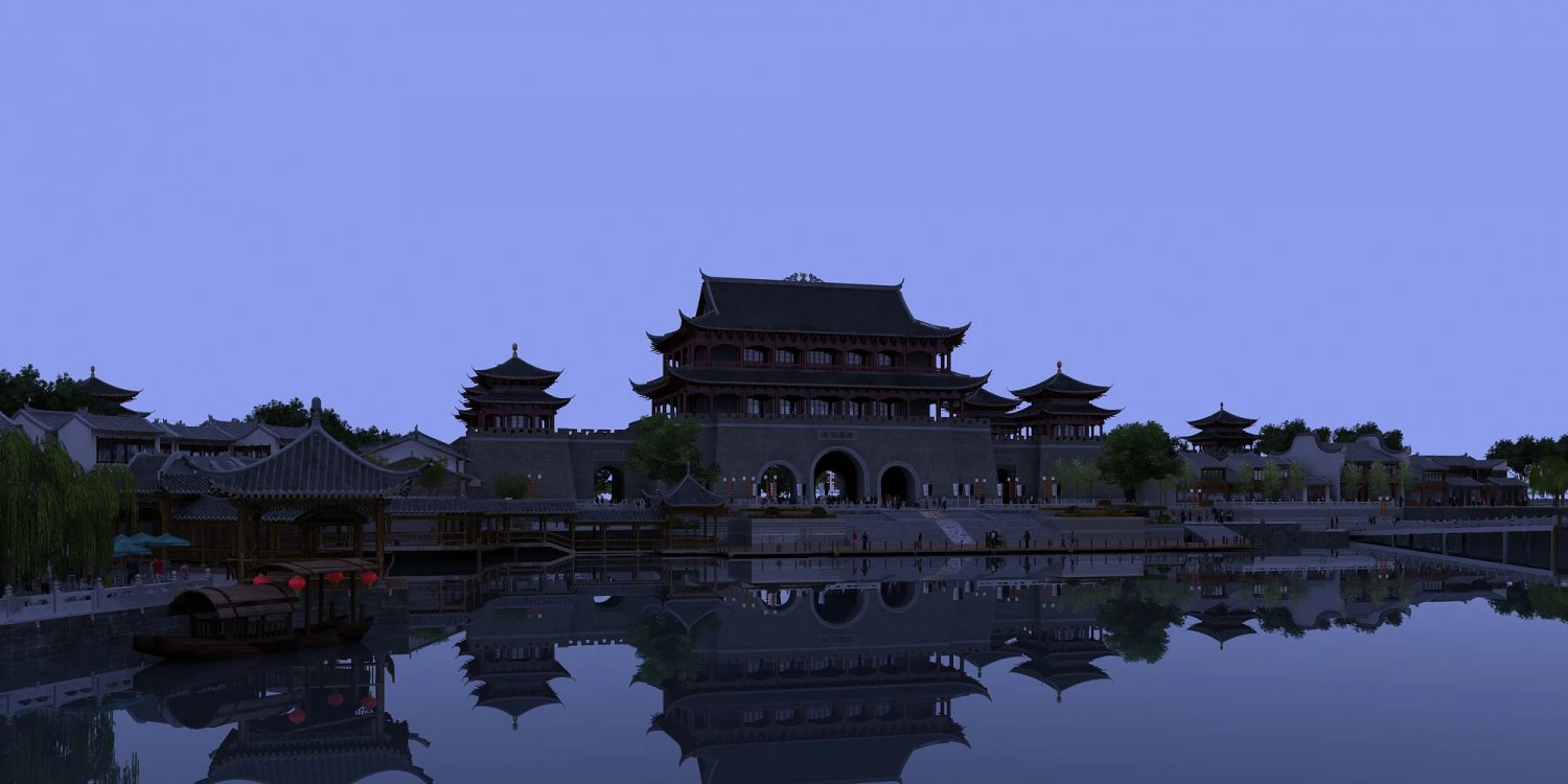 ancient architecture 3D Model .c4d .max .obj .3ds .fbx .stl .blend