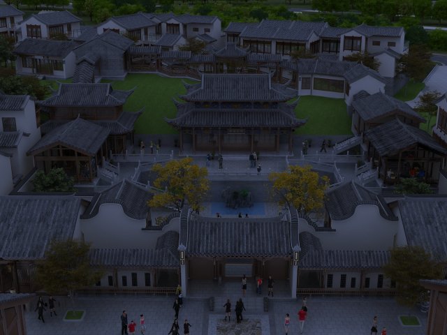 ancient architecture 3D 모델 .c4d .max .obj .3ds .fbx .stl .blend 