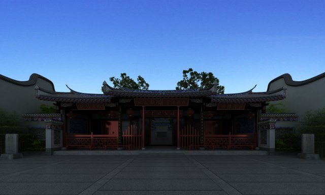 ancient architecture 3Dモデル .c4d .max .obj .3ds .fbx .stl .blend 