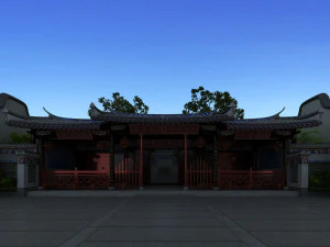 старовинна архітектура 3D Модель