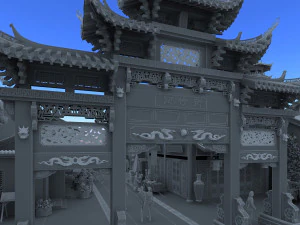 ancient architecture 3D Model