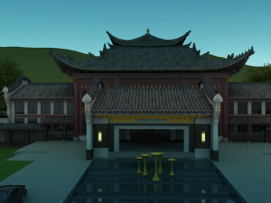 ancient architecture Modèle 3D