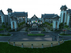 hotel Modèle 3D